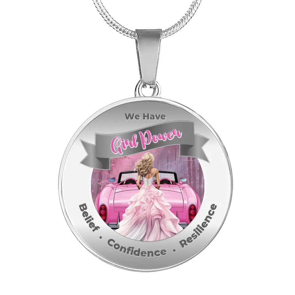 Girl Power - Affirmation Pendant - Personalized - More Than Charms