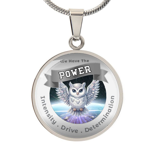 Owl - Power Animal Affirmation Pendant - More Than Charms