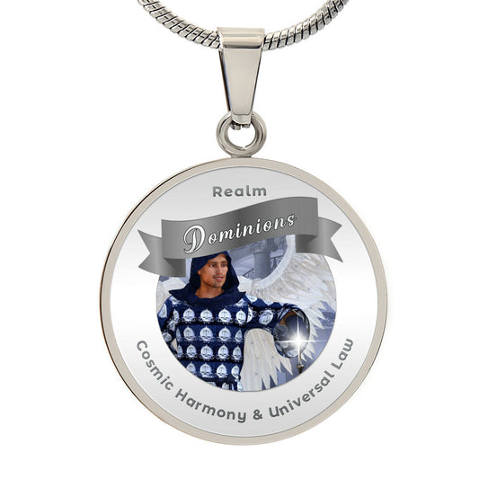 Dominions - Angelic Realm Affirmation Pendant - More Than Charms