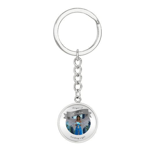Freedom - Guardian Angel Affirmation Keychain - More Than Charms