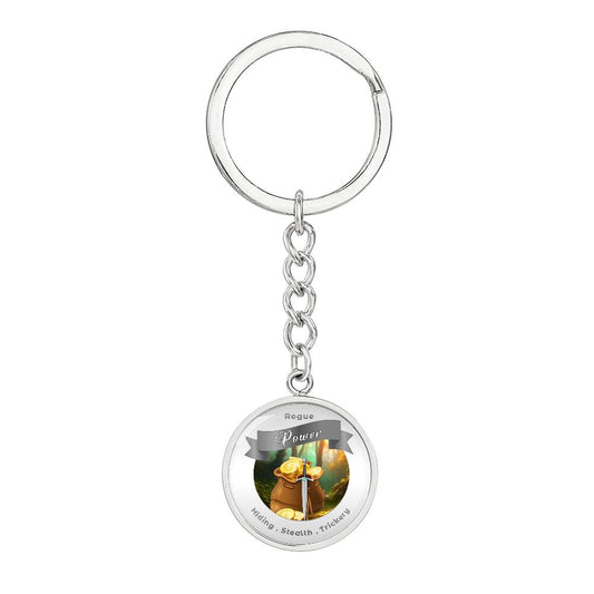 Rogue 2 - RPG Fantasy Affirmation Keychain  - More Than Charms