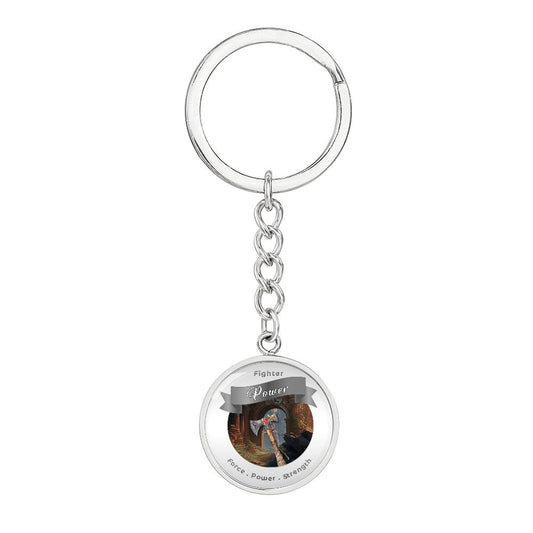 Fighter 2  - RPG Fantasy Affirmation Keychain  - More Than Charms
