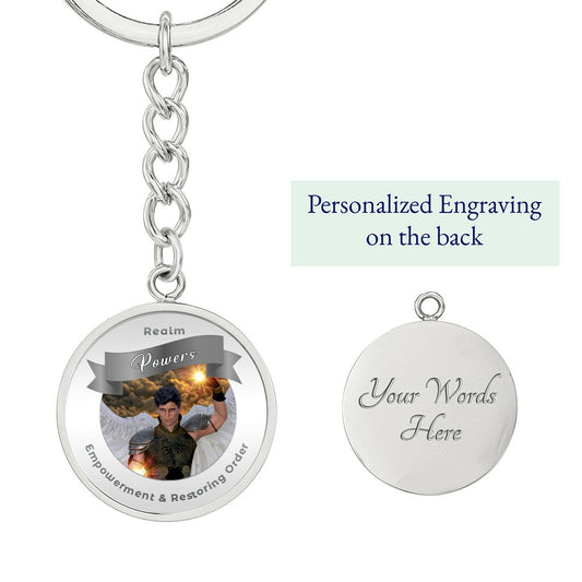 Powers - Angelic Realm Affirmation Keychain - More Than Charms