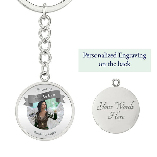 Protection - Guardian Angel Affirmation Keychain
