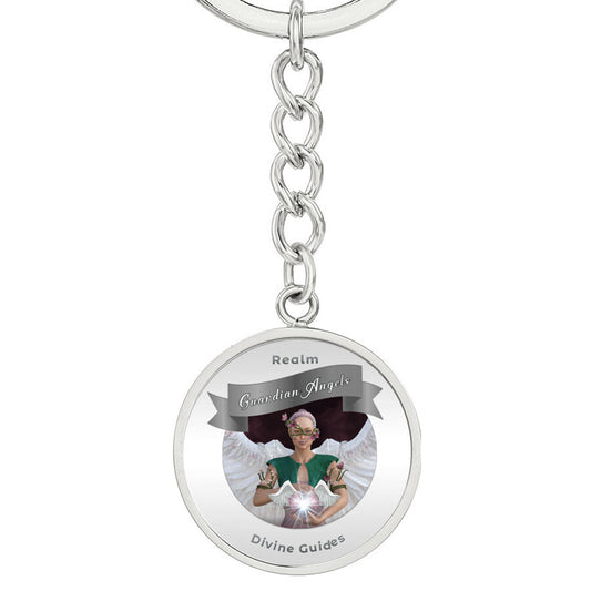 Guardian Angels - Angelic Realm Affirmation Keychain - More Than Charms