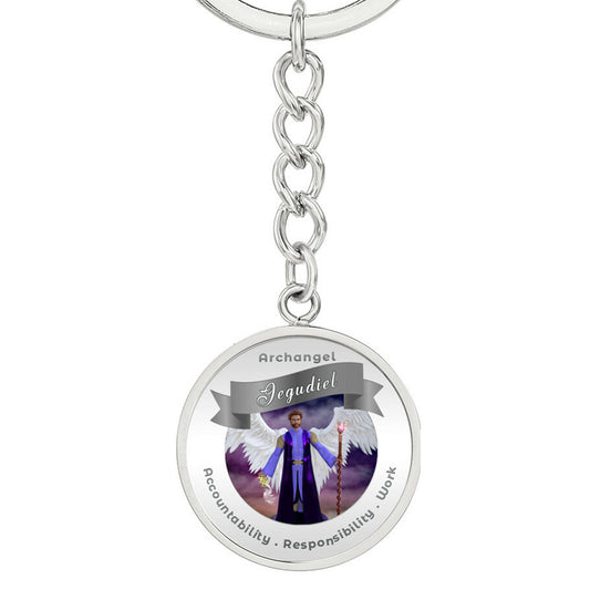 Archangel Jegudiel - Affirmation Keychain - More Than Charms