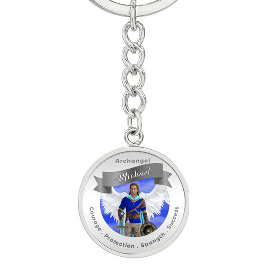 Archangel Michael - Affirmation Keychain - More Than Charms