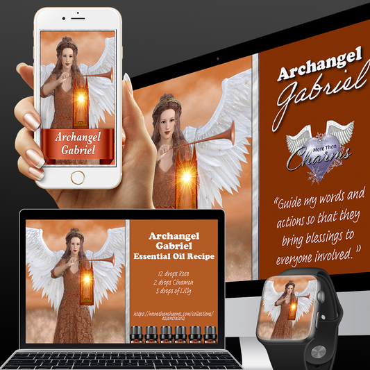 More Than Charms Archangel Gabriel Wall Papers and Digital Cards