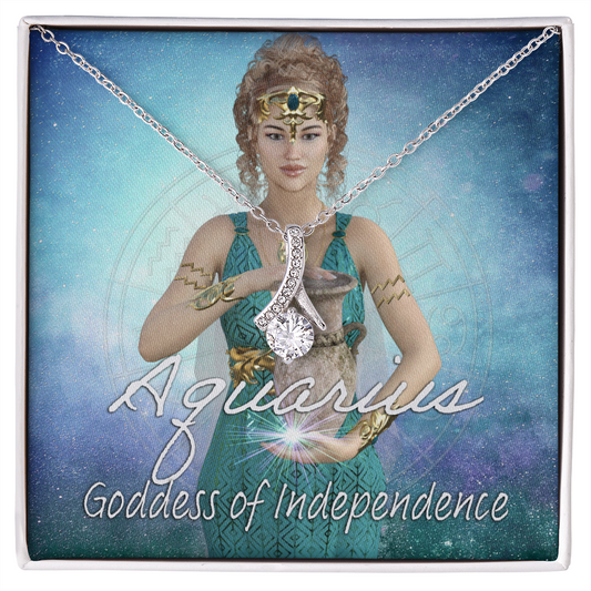 More Than Charms Aquarius Goddess Alluring Beauty Pendant