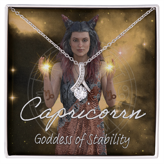 More Than Charms Capricorn Goddess Alluring Beauty Necklace