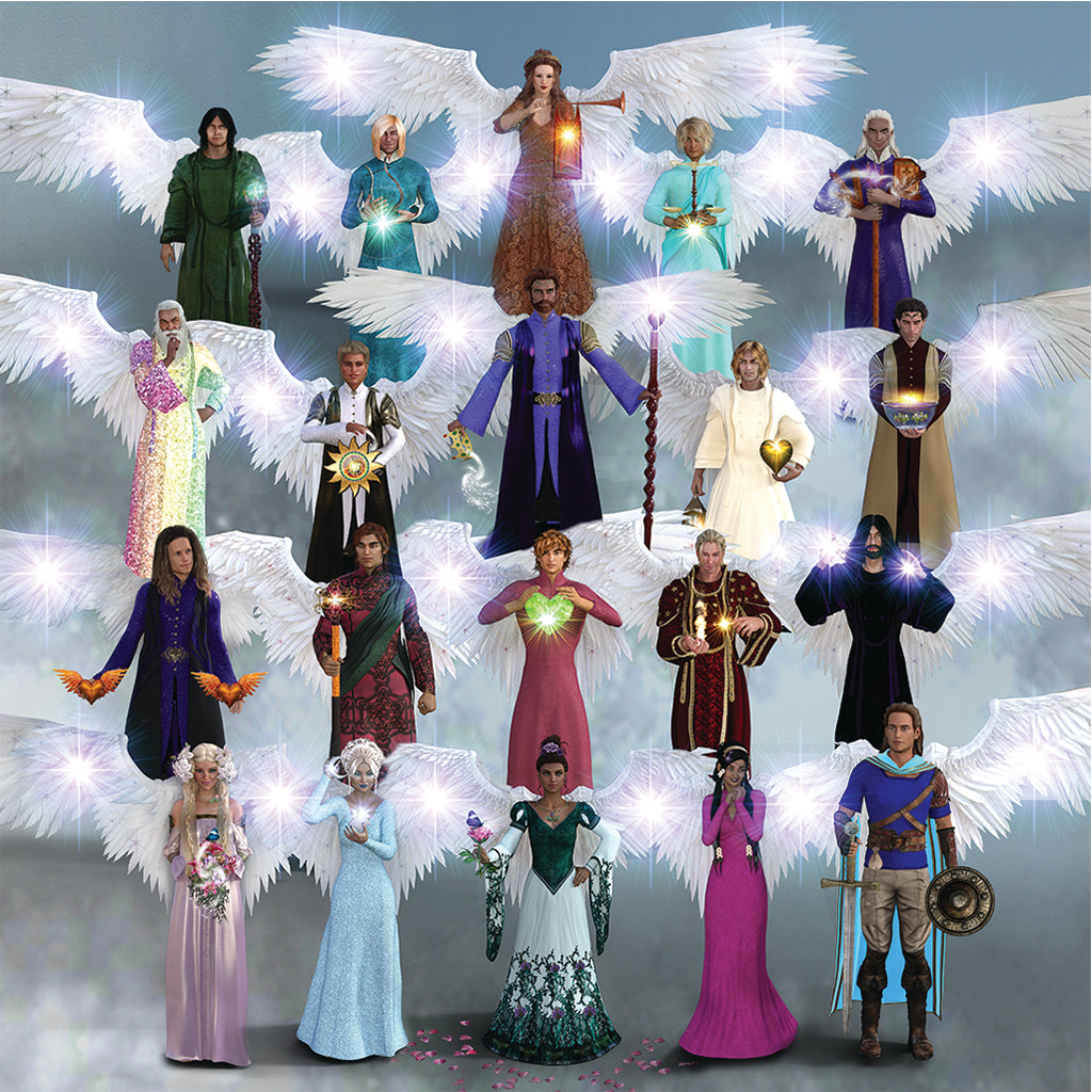More Than Charms Angelic Realm 7: Archangels Archangels Divine Messengers # MoreThanCharmsAngels Archangels are the 7th order Angels of the 9 angelic reams. They are divine spiritual messages that incredibly vibrate with light and frequency. Archangels se