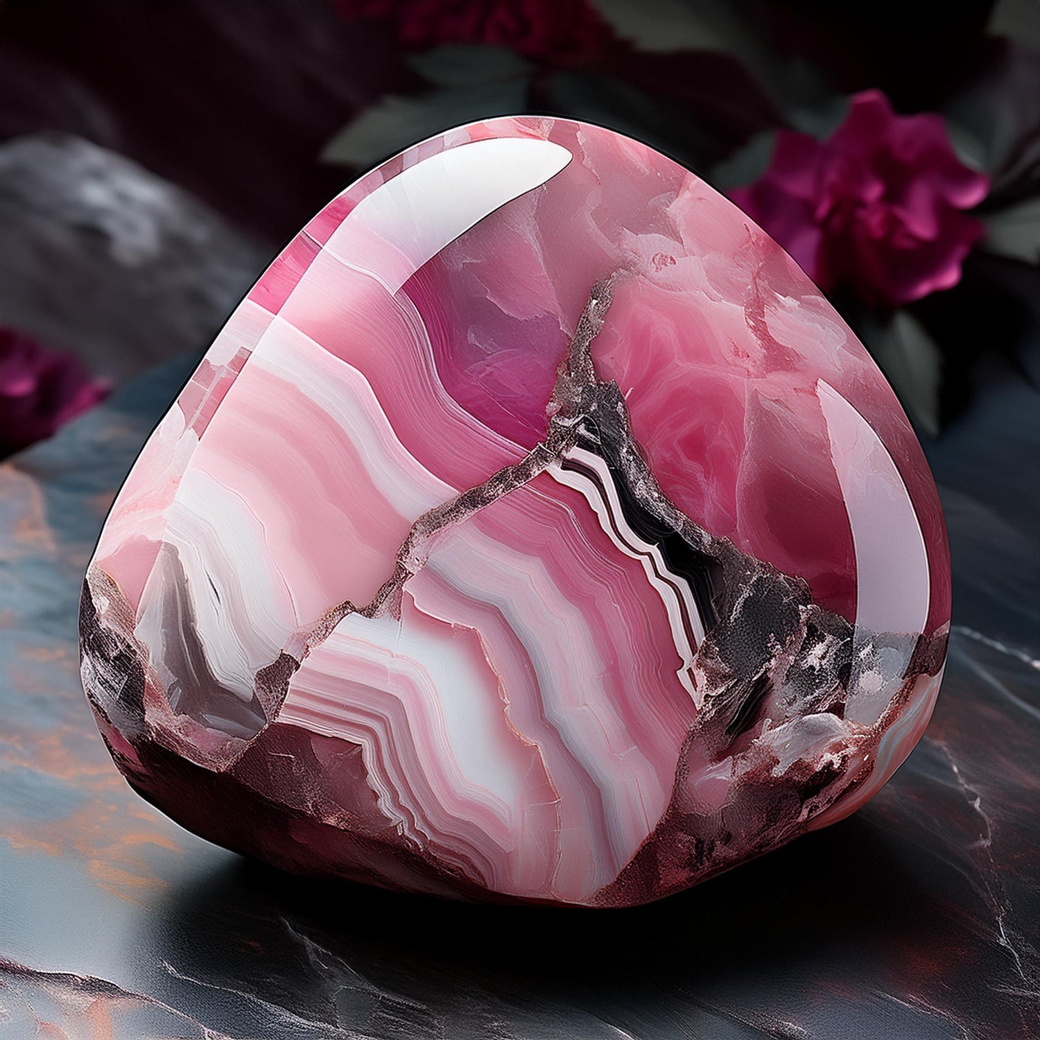 Rhodonite - Crystal or Gemstone