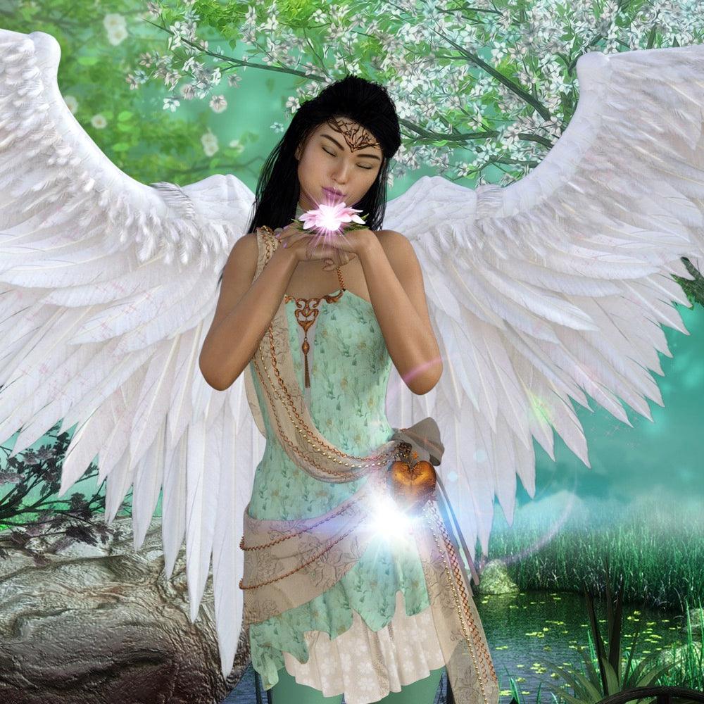 More Than Charms Angel of Peace The Angel of Peace supports a way of being in the World which is based on peace, harmony and reconciliation. It is time to discard absolutes such as right / wrong, black / white and good / bad and move to a sacred place whe