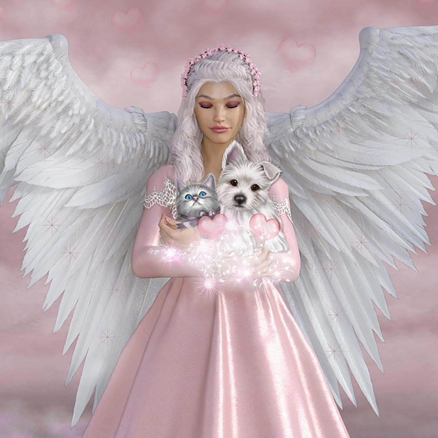 More Than Charms Angel of Compassion The Angel of Compassion reminds us to make kindness a priority. Compassion reduces suffering and releases pain and the energy of control, perfectionism and defensiveness. By living with compassion and kindness as a gui