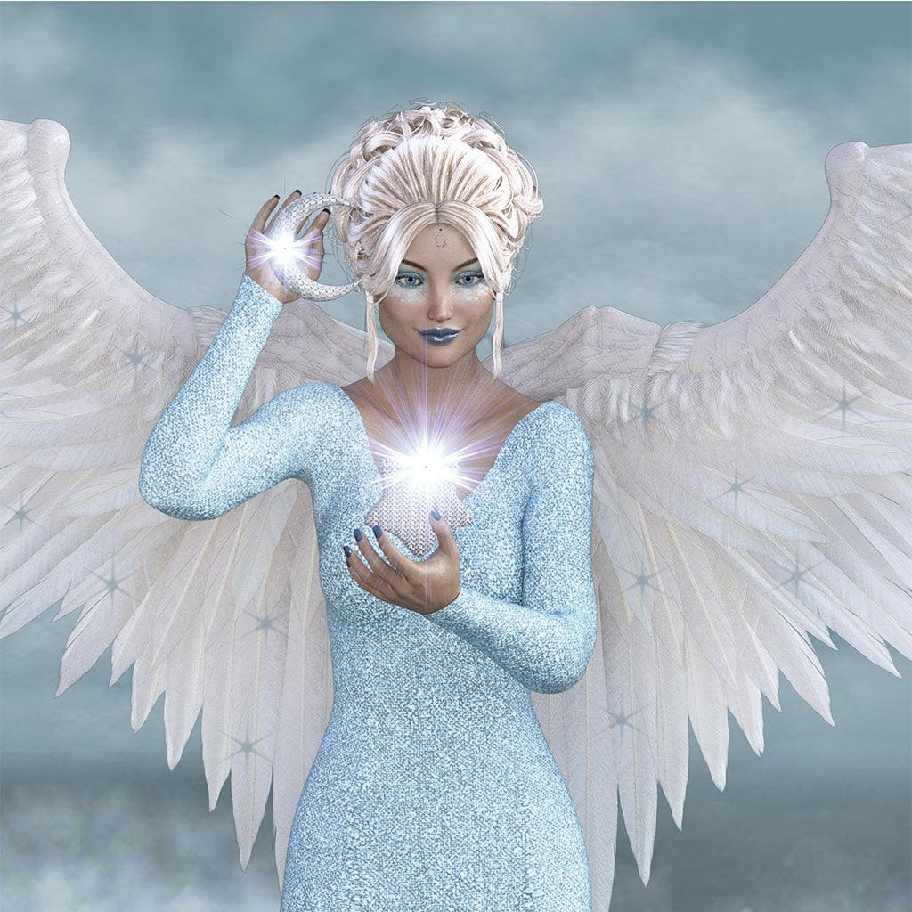More Than Charms Archangel Haniel Haniel's name means "Grace of God" and this presence helps us to return to our True State of Being. Haniel's energy helps us to realign with our true and natural state of grace and to return to the integrity of our divine