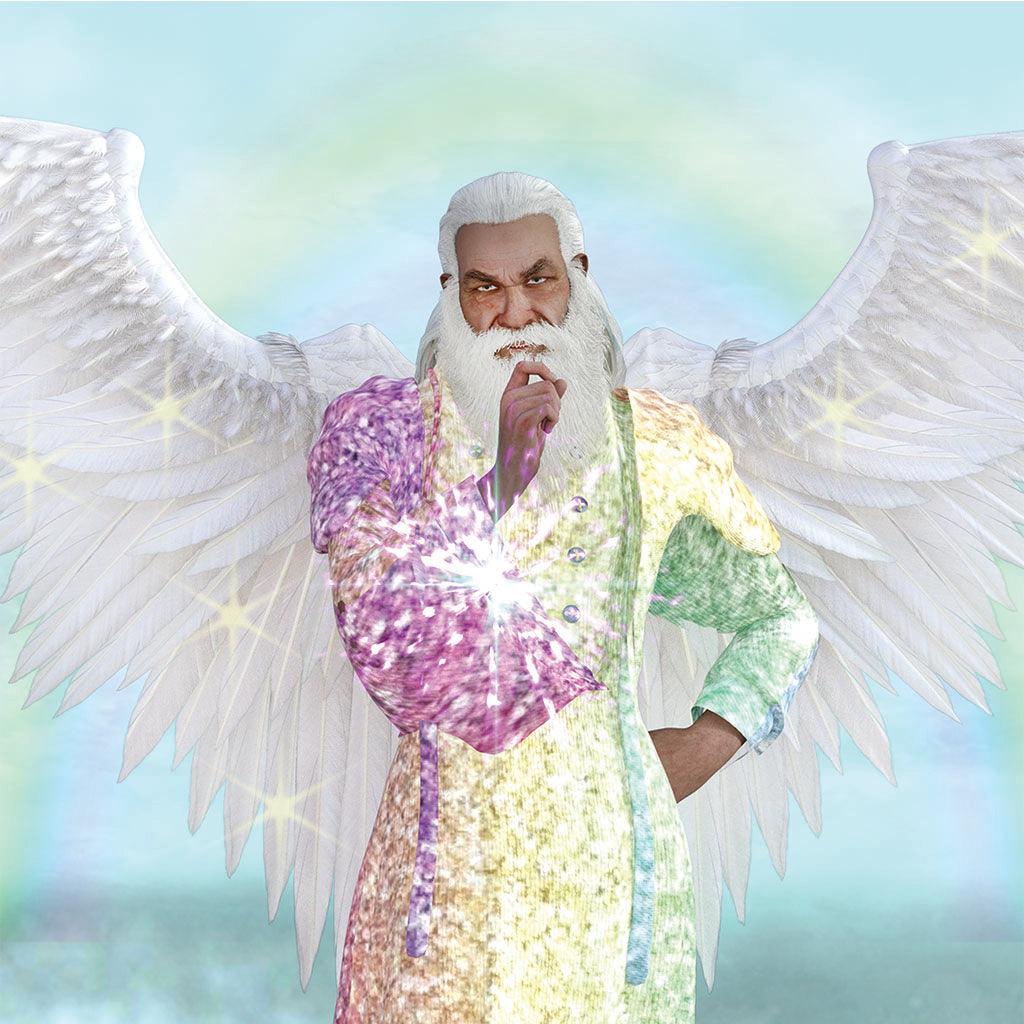 More Than Charms Archangel Raziel Wisdom…Dreams…Magic…Past Life Raziel is the "Keeper of Secrets" and the "Angel of Mysteries" - the keeper of the supreme knowledge of the soul. Raziel is often depicted bringing light into darkness, which symbolises his w