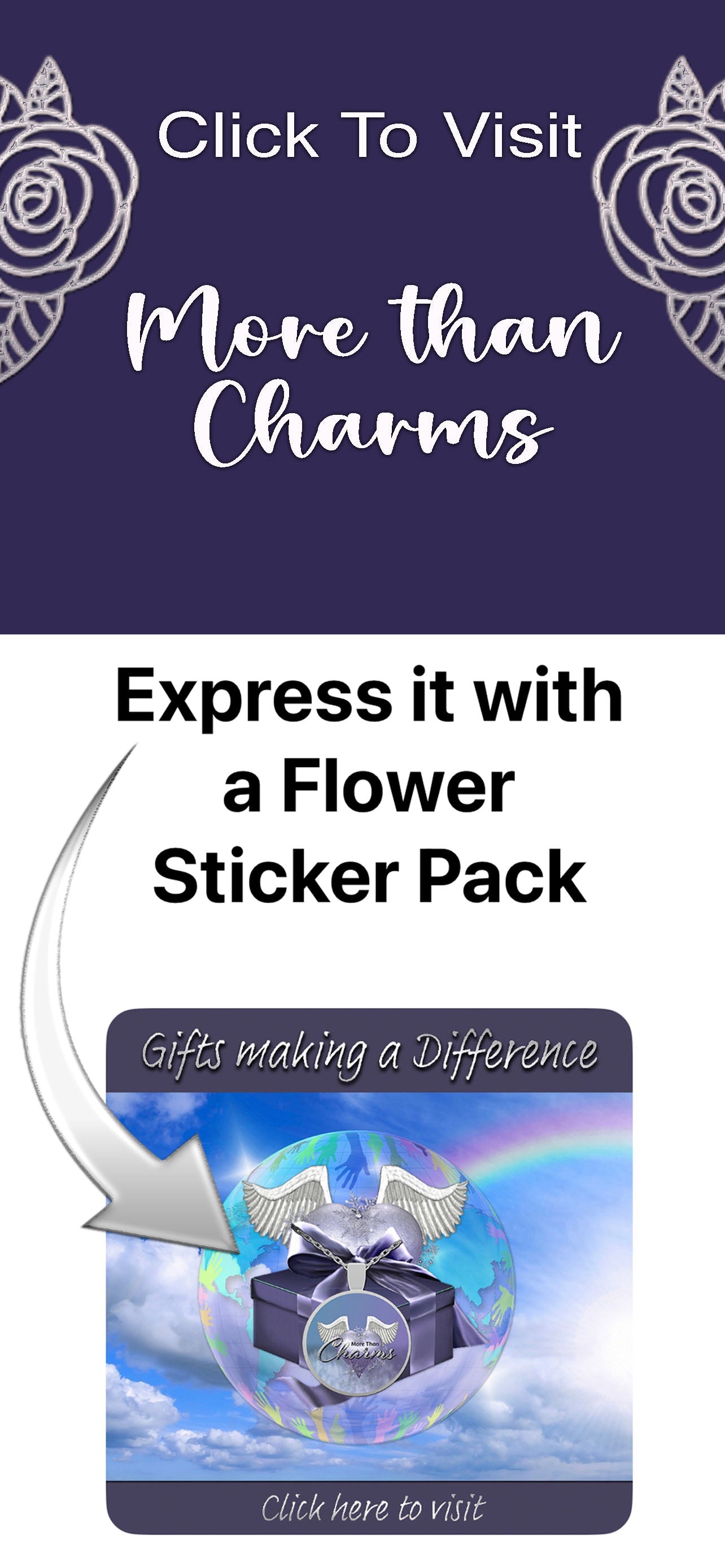 More Than Charms Express It With Flowers Sticker Pack For iMessage