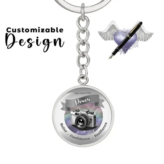 Affirmation Keychain - Upload Your Own Image - More Than Charms