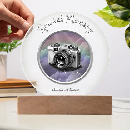USB Acrylic LED Light  - Upload Your Own Photo, Affirmation, Monogram, Map or Star Chart - More Than Charms