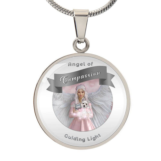 Compassion -  Guardian Angel Affirmation Pendant - More Than Charms