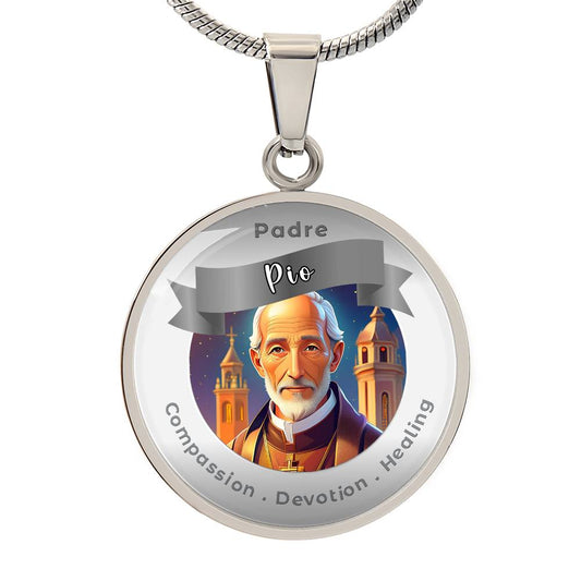 Padre Pio - Affirmation Necklace - More Than Charms