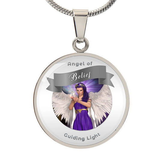 Belief -  Guardian Angel Affirmation Pendant - More Than Charms