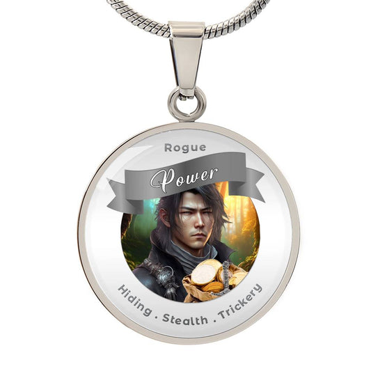 Rogue - RPG Fantasy Affirmation Pendant  - More Than Charms