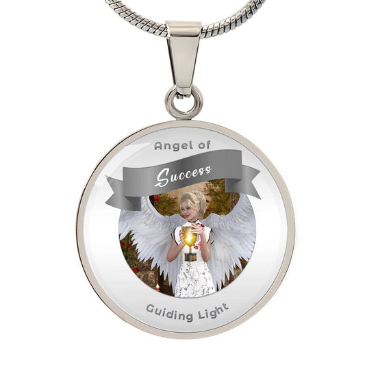 Success -  Guardian Angel Affirmation Necklace - More Than Charms