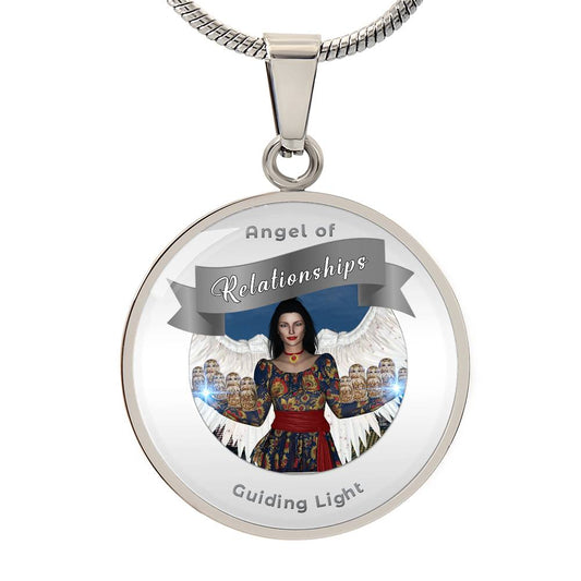Relationships -  Guardian Angel Affirmation Pendant - More Than Charms