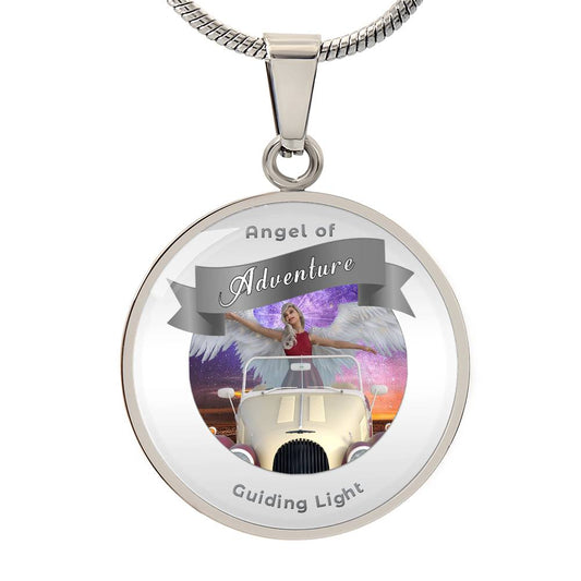 Adventure -  Guardian Angel Affirmation Pendant - More Than Charms