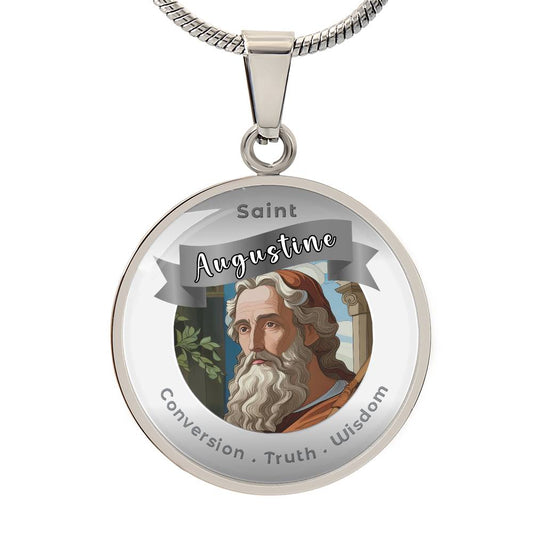 Saint Augustine - Affirmation Necklace - More Than Charms