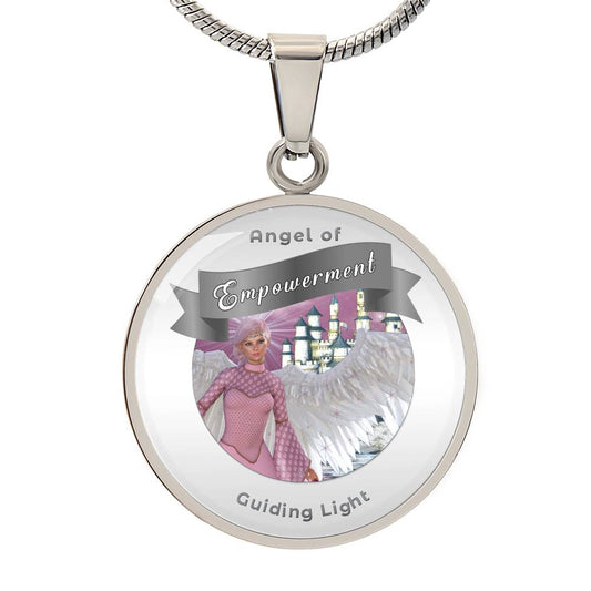 Empowerment -  Guardian Angel Affirmation Pendant - More Than Charms