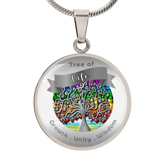 Tree of Life Affirmation Necklace - Growth, Unity & Wisdom- More Than Charms