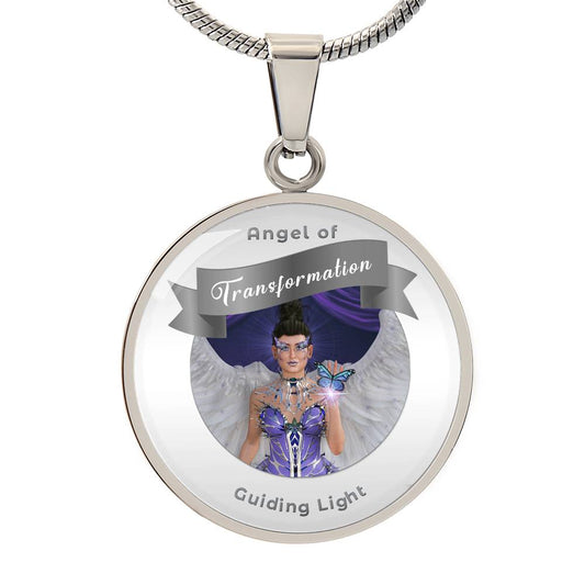 Transformation -  Guardian Angel Affirmation Pendant - More Than Charms