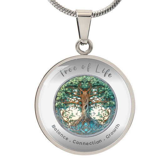 Tree of Life –  Wisdom Balance  Divine  Connection - Affirmation Necklace - More Than Charms