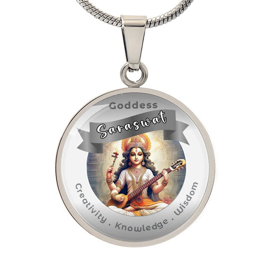 Saraswati - Affirmation Necklace - More Than Charms