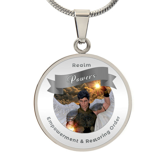 Powers - Angelic Realm Affirmation Pendant - More Than Charms