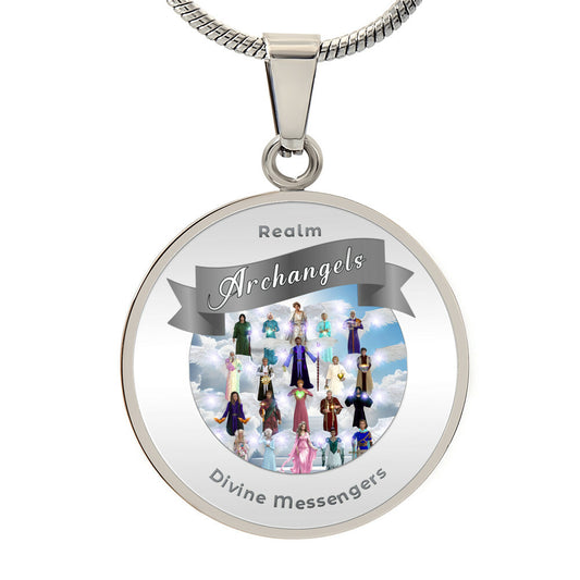 Archangels - Angelic Realm Affirmation Pendant - More Than Charms