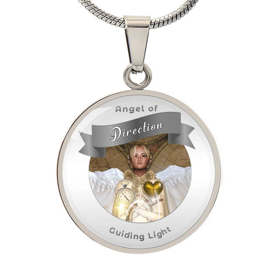 Direction -  Guardian Angel Affirmation Pendant - More Than Charms
