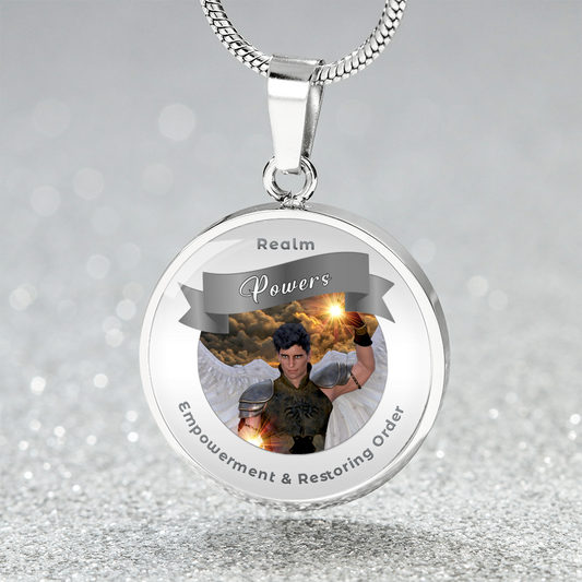 Powers - Angelic Realm Affirmation Pendant - More Than Charms