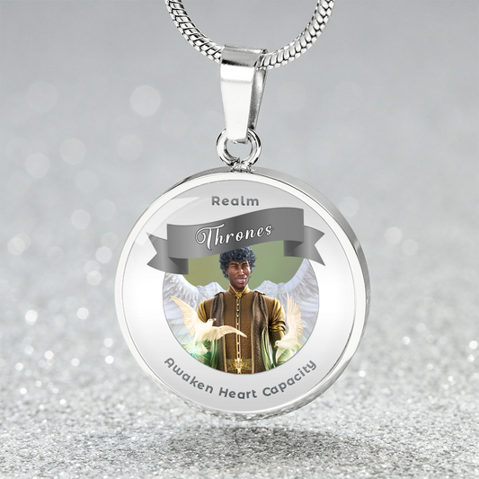 Thrones - Angelic Realm Affirmation Pendant - More Than Charms