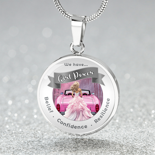 I Love Pink - Girl Power - Affirmation Pendant - More Than Charms
