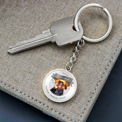 Cheribum- Angelic Realms Affirmation Keychain For Mobility, Power & Guardian - More Than Charms