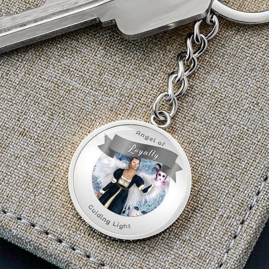 Loyalty - Guardian Angel Affirmation Keychain - More Than Charms