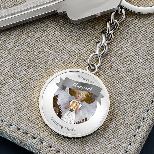 Success - Guardian Angel Affirmation Keychain - More Than Charms