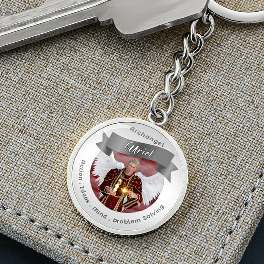 Archangel Uriel - Affirmation Keychain - More Than Charms