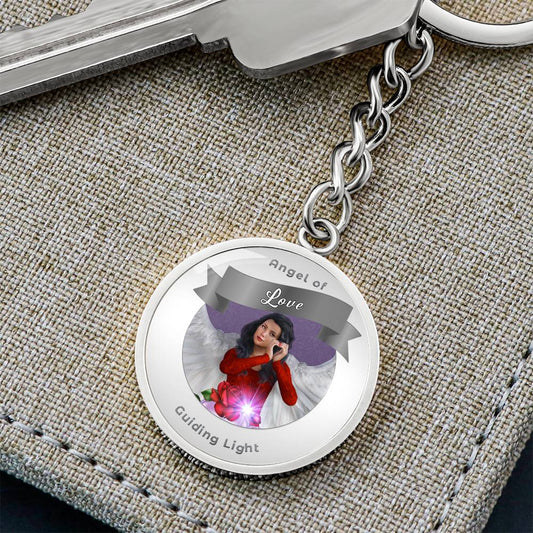 Love -- Guardian Angel Affirmation Keychain - More Than Charms