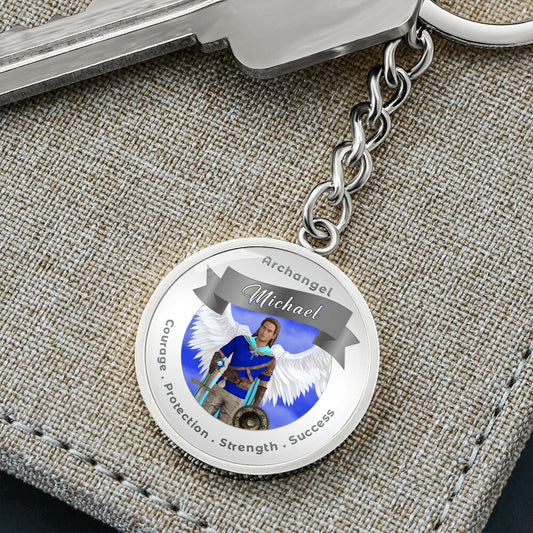 Archangel Michael - Affirmation Keychain - More Than Charms