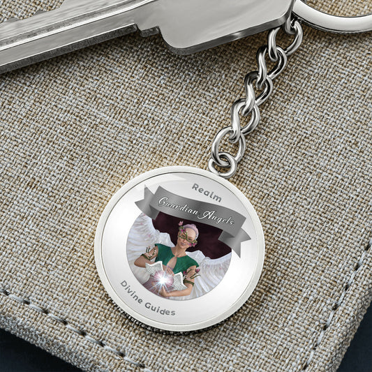 Guardian Angels - Angelic Realm Affirmation Keychain - More Than Charms