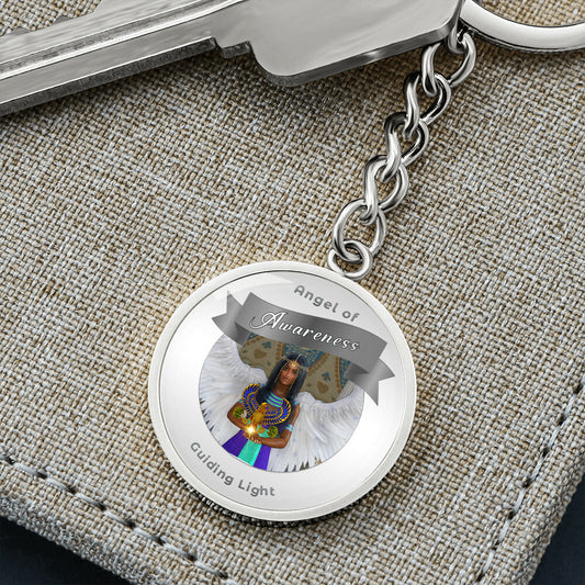 Awareness - Guardian Angel Affirmation Keychain - More Than Charms